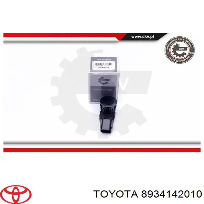8934142010 Toyota датчик сигналізації паркування (парктронік, задній)
