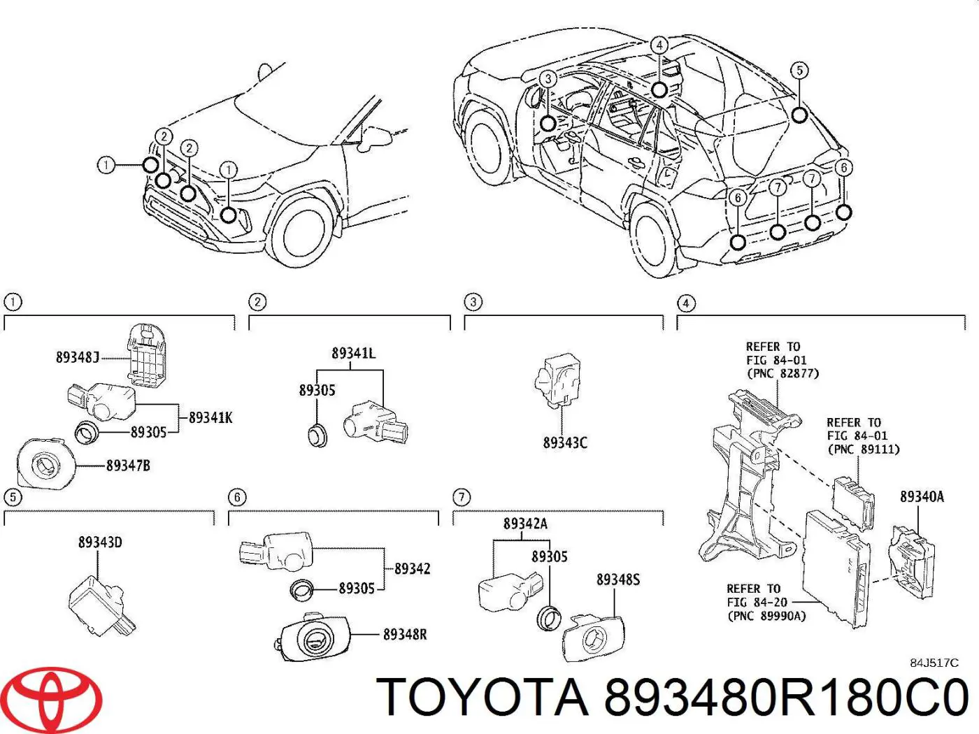  893480R180C0 Toyota