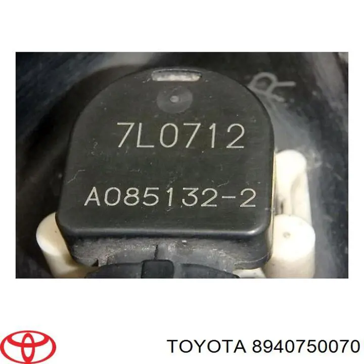 8940750070 Toyota датчик рівня положення кузова, задній правий