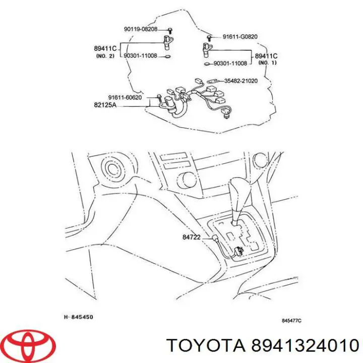 8941324010 Toyota датчик швидкості