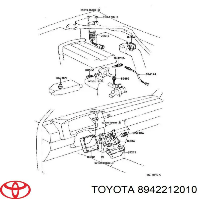 Термодатчик охолоджуючої рідини Toyota 8942212010 ціна, від 6.62 USD