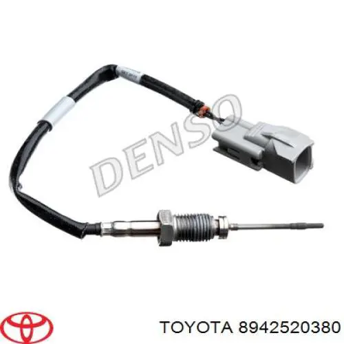 8942520380 Toyota датчик температури відпрацьованих газів (вг, перед фільтром сажі)