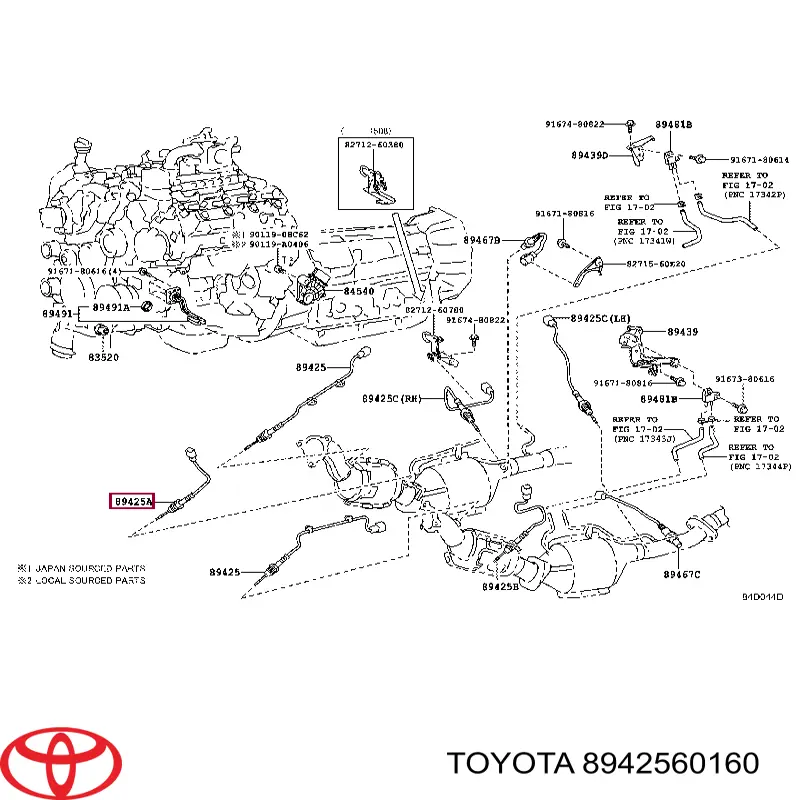 8942560160 Toyota 
