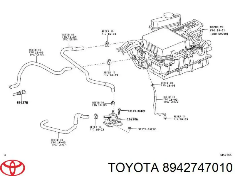 Датчик температури радіатора Toyota Prius хетчбек (NHW20) (2003 - 2009) ціна, від 5.91 USD