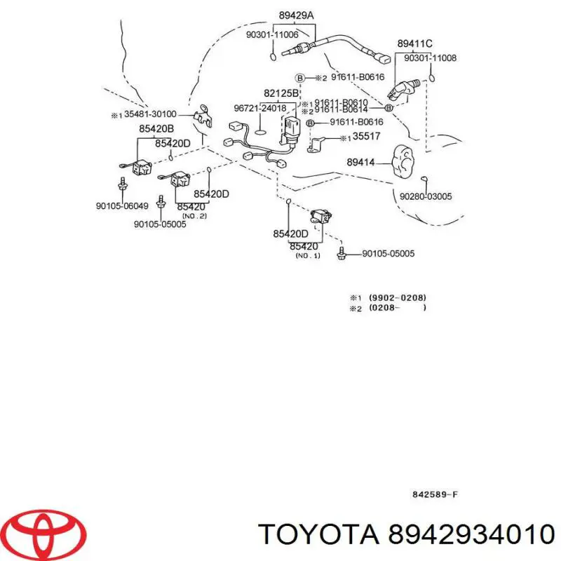  8942934010 Toyota