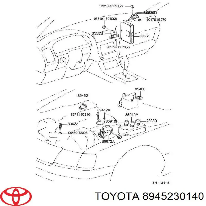  Датчик положення дросельної заслінки (потенціометр) Toyota Land Cruiser 