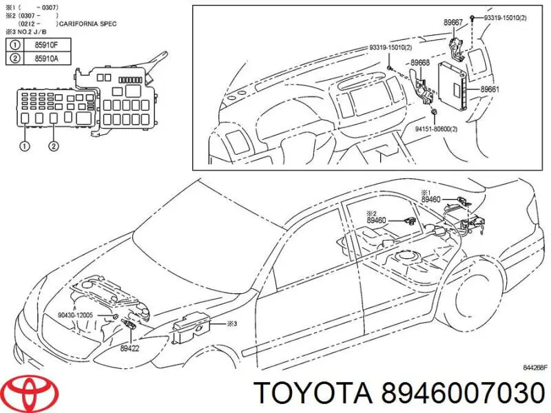 8946007030 Toyota 
