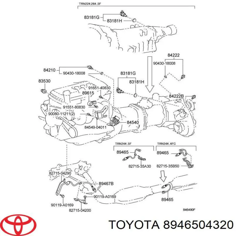  8946504320 Toyota