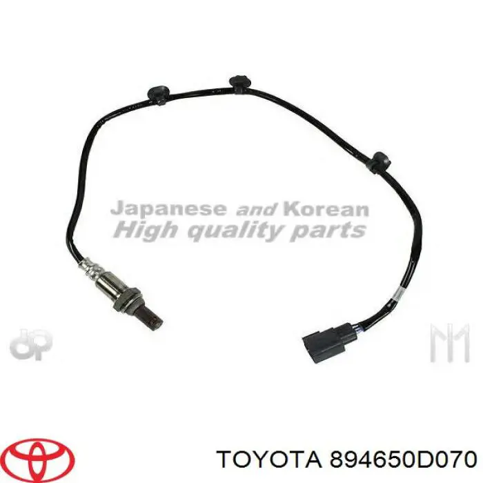 894650D070 Toyota лямбда-зонд, датчик кисню після каталізатора