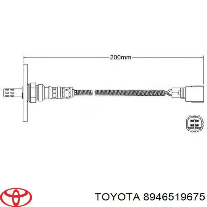 Лямбда датчик кисню Toyota 8946519675 ціна, від 50.65 USD