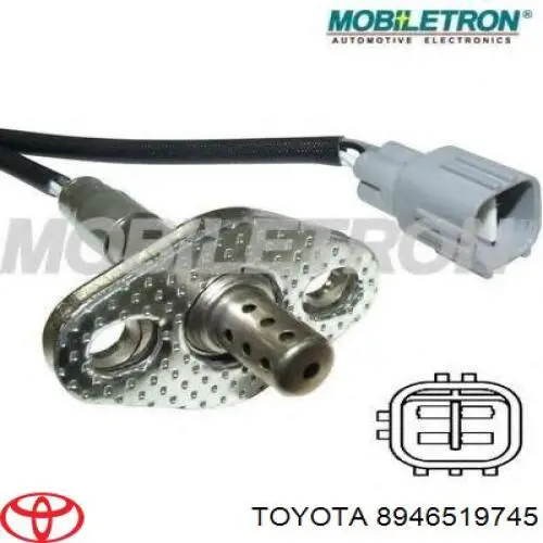 Лямбда датчик кисню Toyota 8946519745 ціна, від 51.86 USD