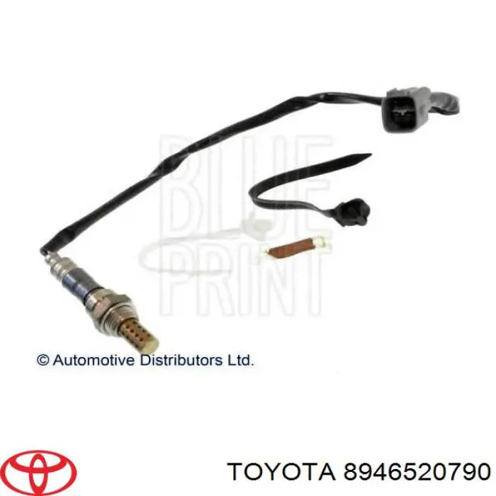 Лямбдазонд, датчик кисню після каталізатора, правий Toyota 8946520790 ціна, від 147.46 USD