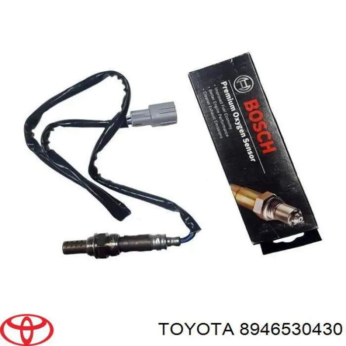 Лямбдазонд, датчик кисню до каталізатора, правий Toyota 8946530430