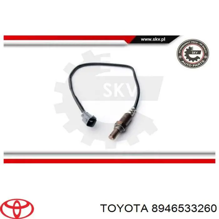 Лямбда-зонд, датчик кисню після каталізатора 8946533260 Toyota