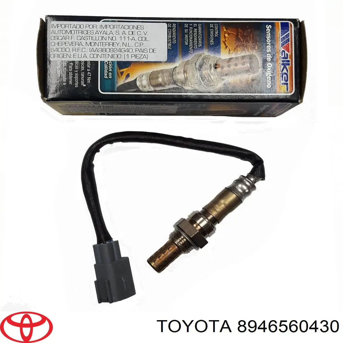 Лямбдазонд, датчик кисню до каталізатора 8946560430 Toyota