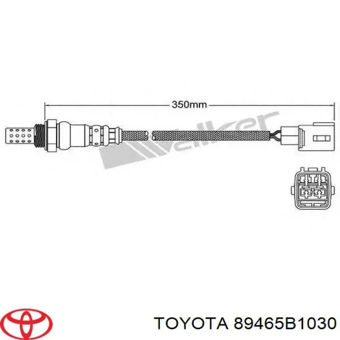Лямбдазонд, датчик збіднілої суміші 89465B1030 Toyota