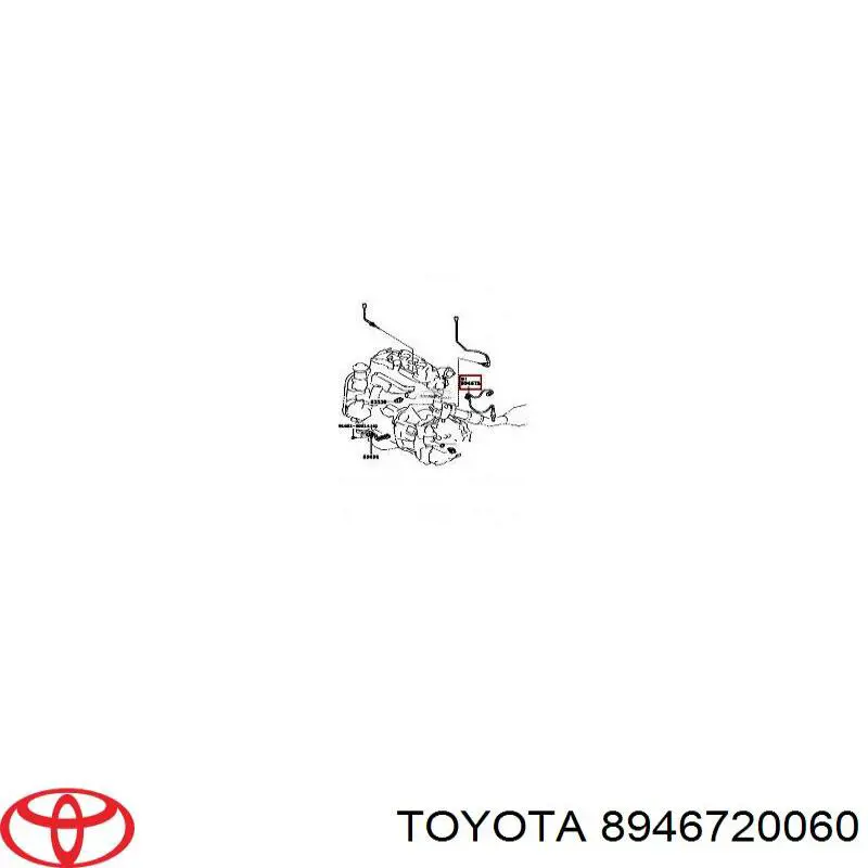 8946720060 Toyota лямбдазонд, датчик кисню