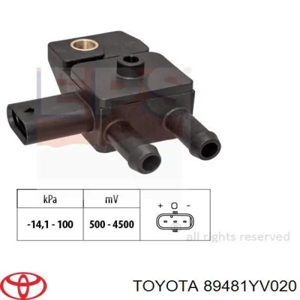 Купити 89481YV020 Toyota Датчик абсолютного тиску