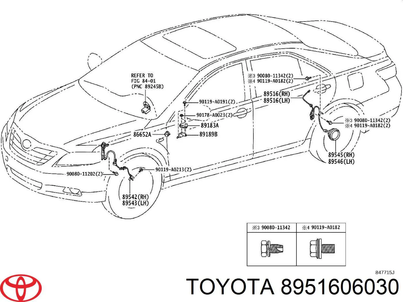 8951606030 Toyota 