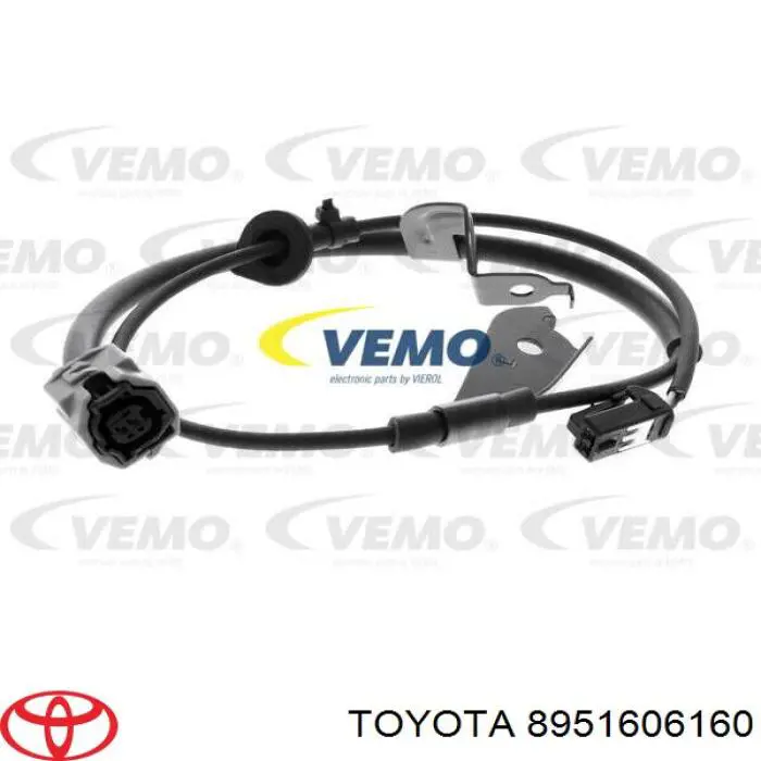 Купити 8951606160 Toyota Датчик АБС (ABS) задній, лівий