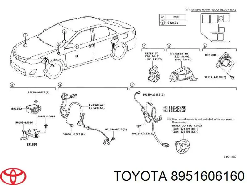 Датчик АБС задній лівий Toyota 8951606160 ціна, від 23.88 USD