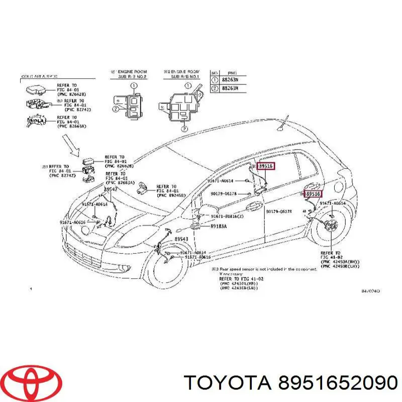  Toyota 8951652090 ціна, від 12.67 USD