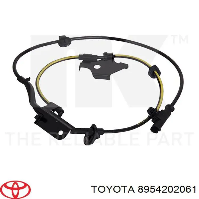 8954202061 Toyota датчик абс (abs передній, правий)