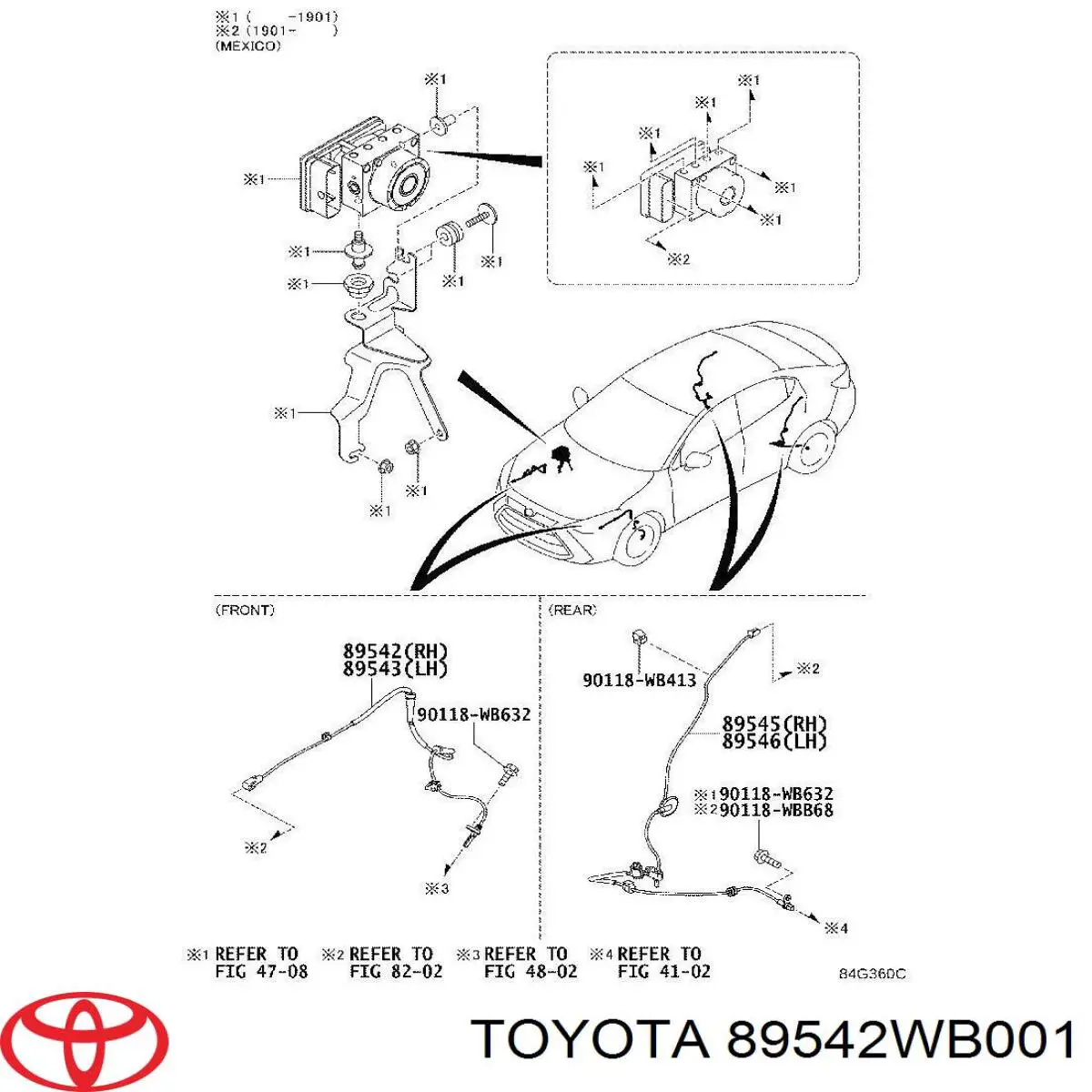  89542WB001 Toyota