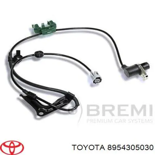 Купити 8954305030 Toyota Датчик АБС (ABS) передній, лівий