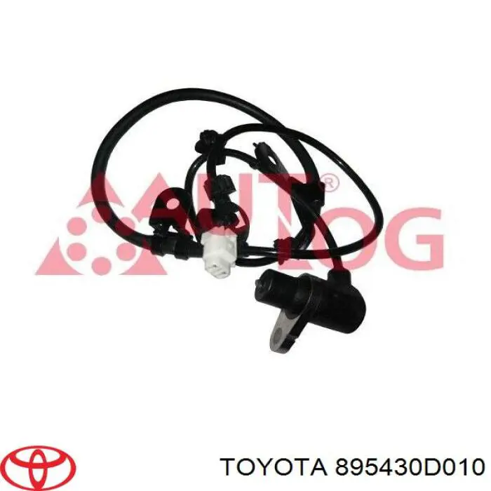Купити 895430D010 Toyota Датчик АБС (ABS) передній, лівий