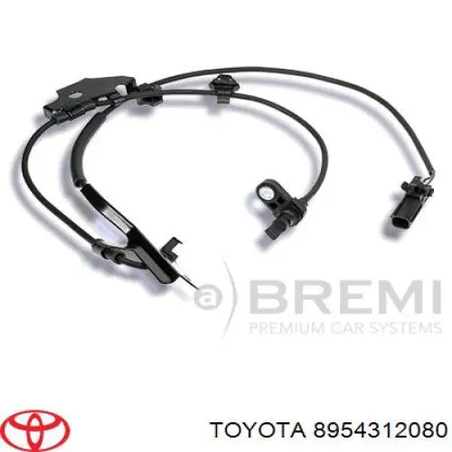 Датчик ABS передній лівий Toyota 8954312080 ціна, від 20.27 USD
