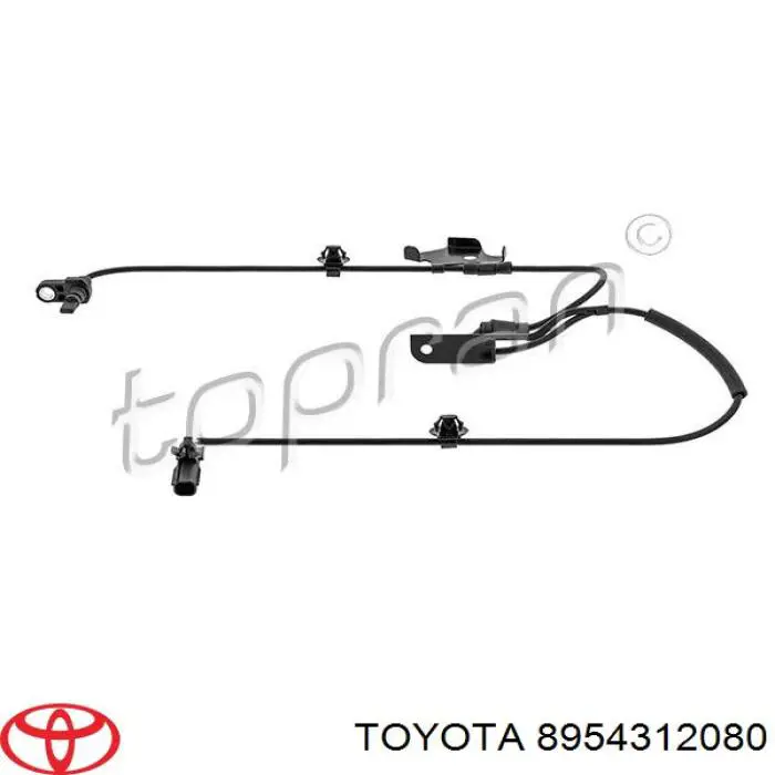 Купити 8954312080 Toyota Датчик АБС (ABS) передній, лівий