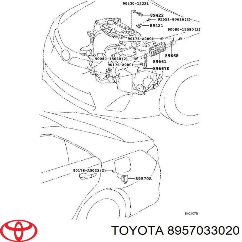  8957033020 Toyota