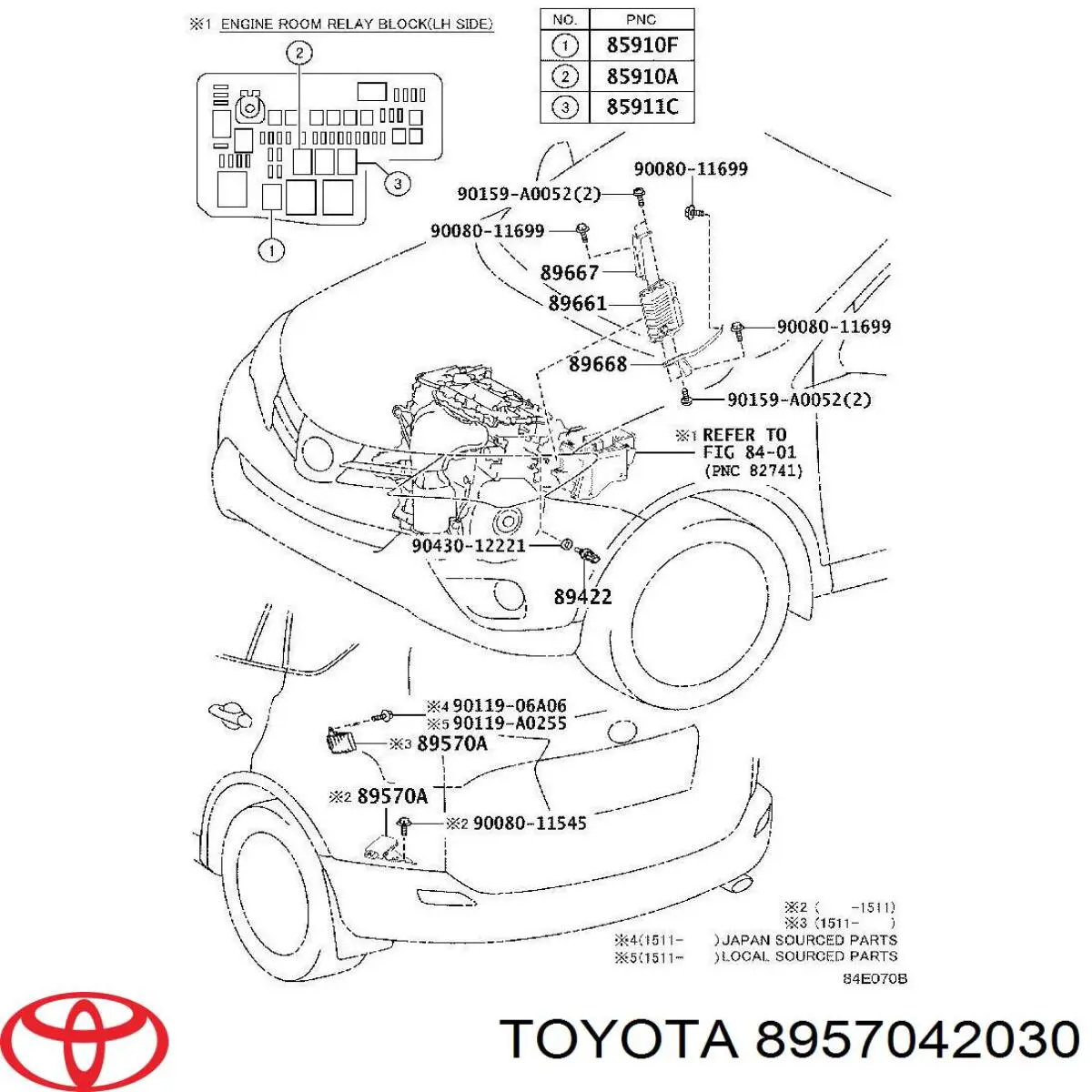  Toyota 8957042030 ціна, від 10.13 USD