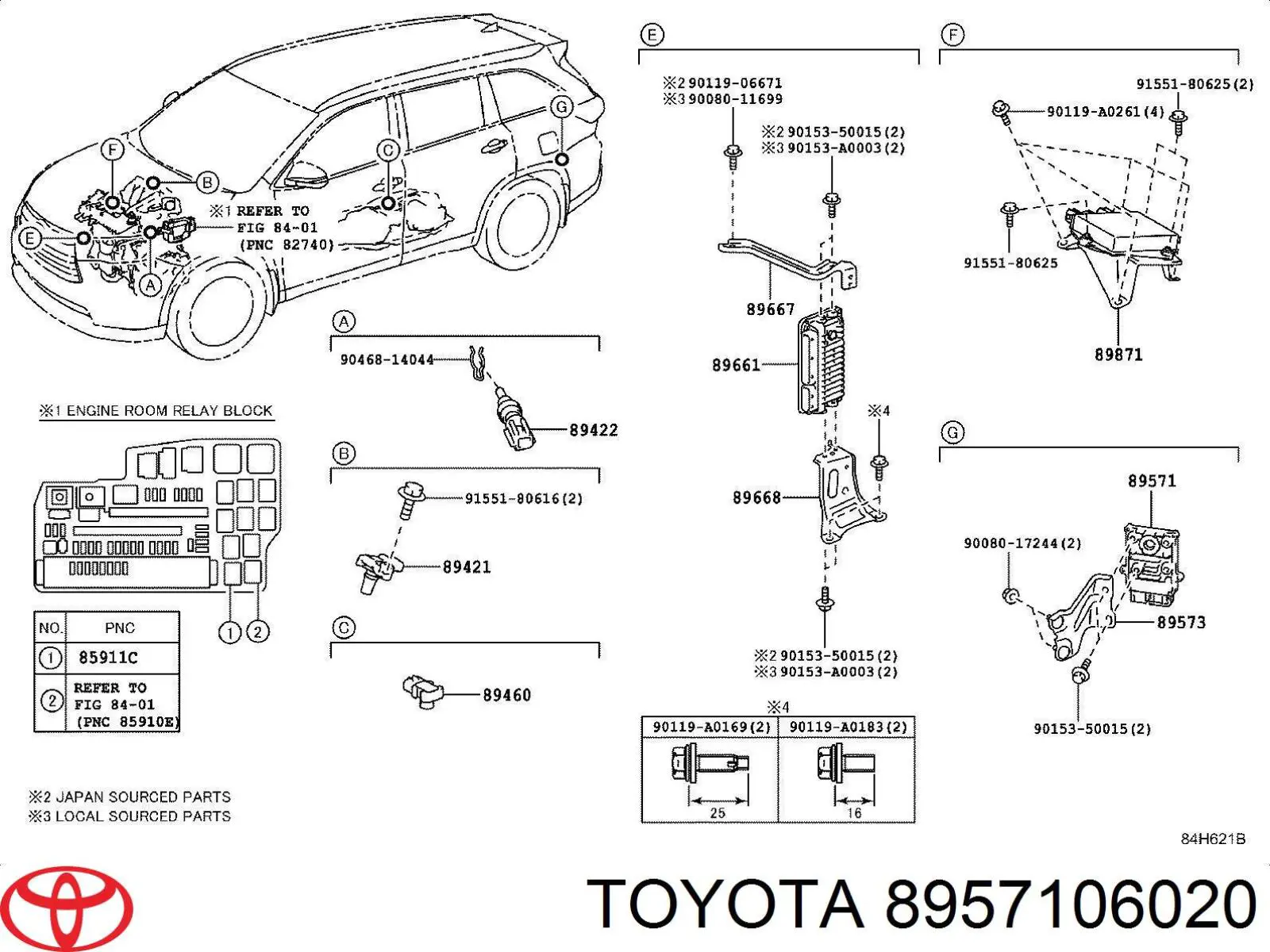  8957106020 Toyota