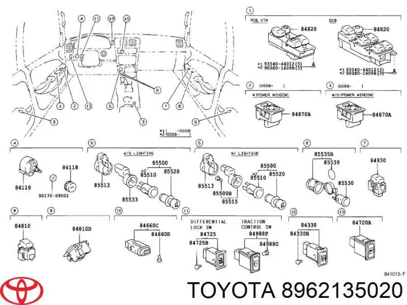 8962135020 Toyota Модуль запалювання, комутатор