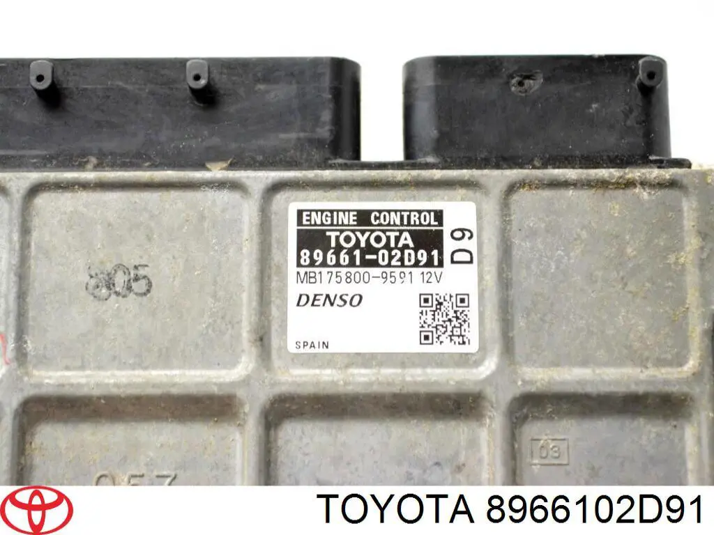 8966102D91 Toyota Блок електронного управління