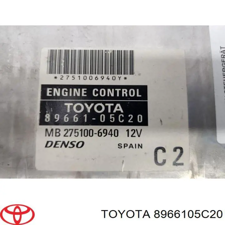 Електронний блок керування двигуном 8966105C20 Toyota