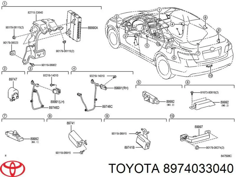  Toyota 8974033040 ціна, від 15.20 USD