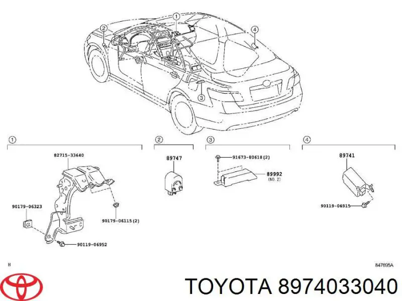 8974033040 Toyota 