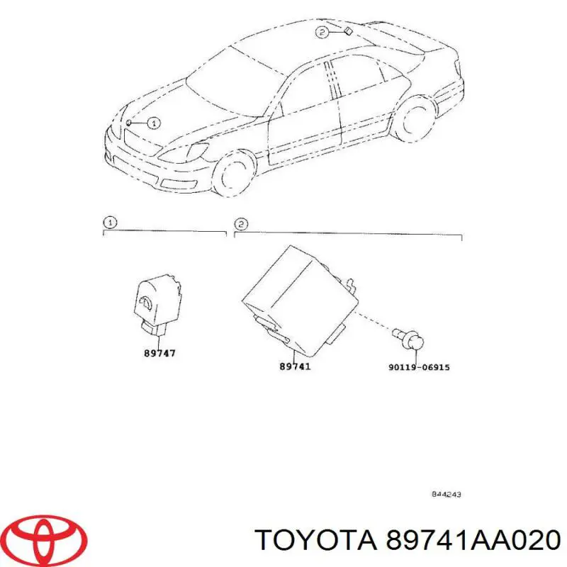  Toyota 89741AA020 ціна, від 13.94 USD