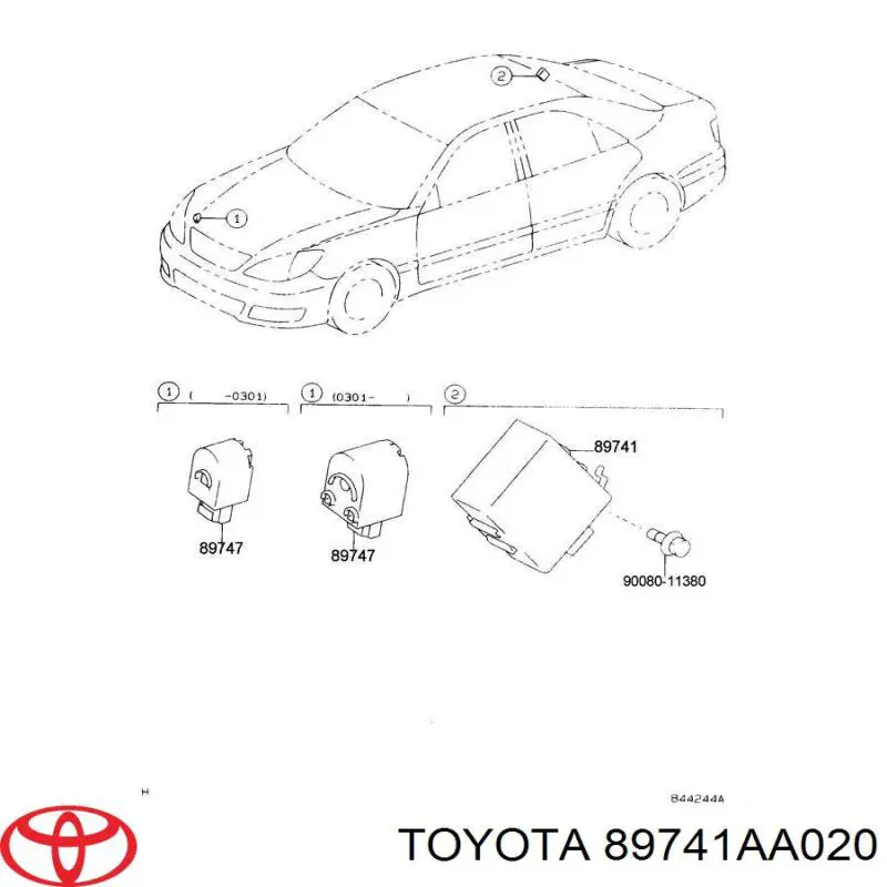 89741AA020 Toyota 