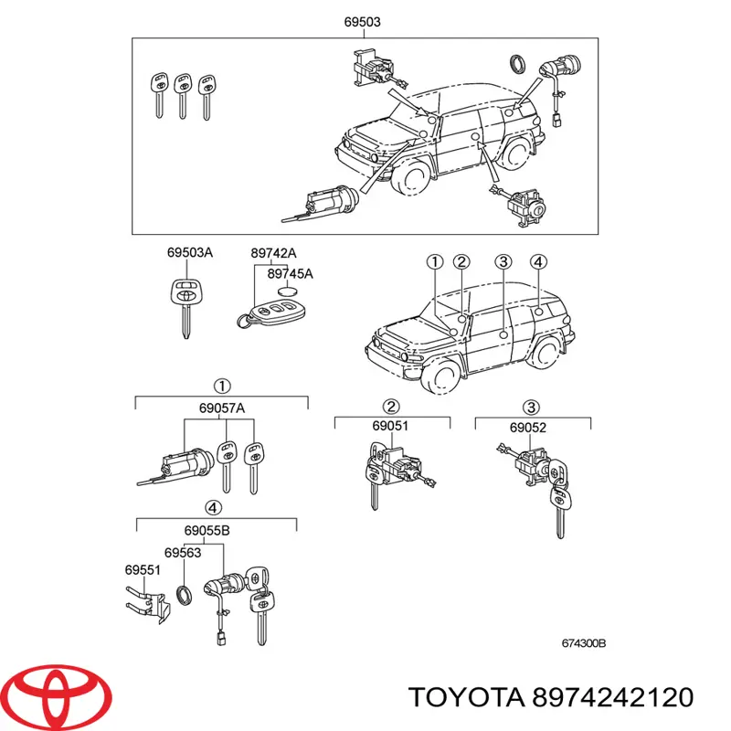  8974242120 Toyota