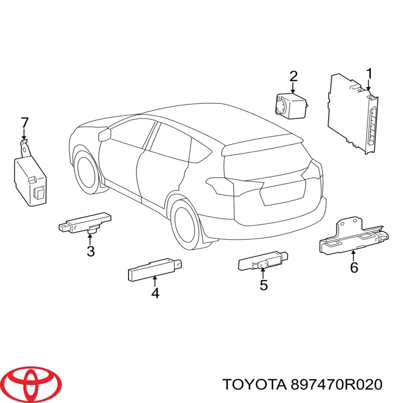  Toyota 897470R020 ціна, від 19.00 USD
