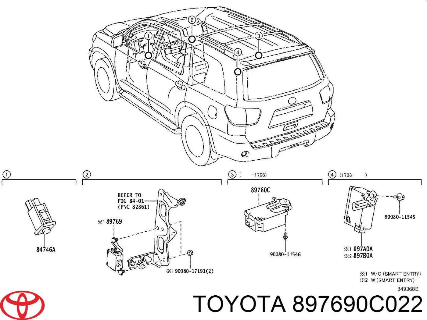 897690C022 Toyota 