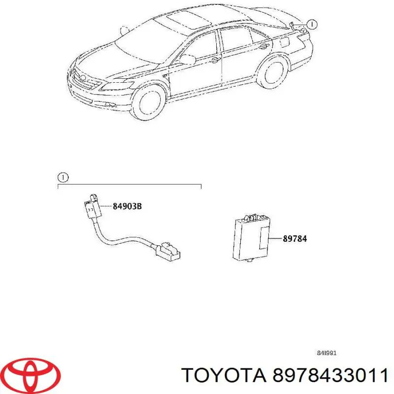 8978433011 Toyota Іммобілайзер