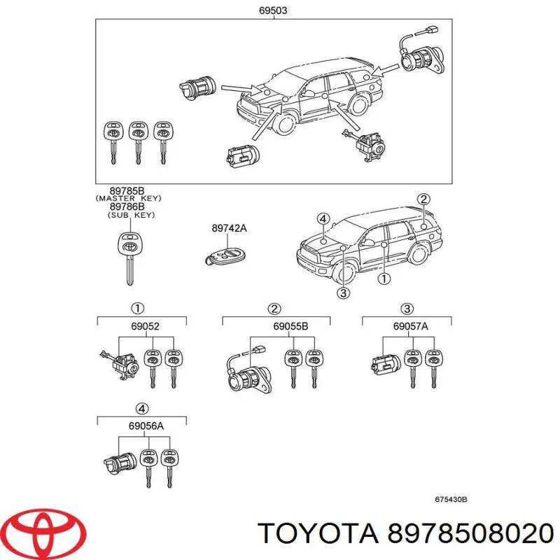 Купити 8978508020 Toyota 