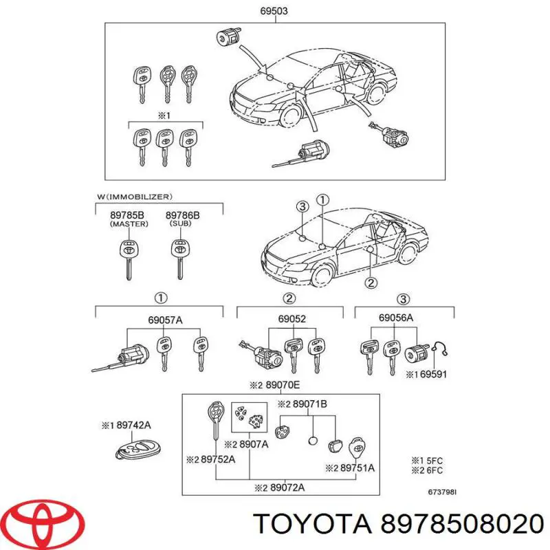  Toyota 8978508020 ціна, від 12.67 USD