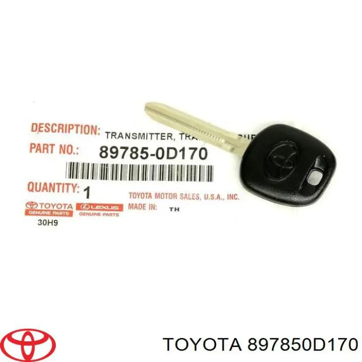 Купити 897850D170 Toyota 