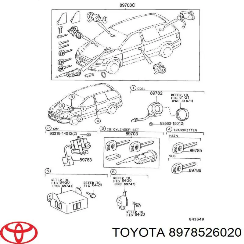  8978526020 Toyota